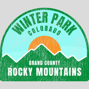 Winter Park Colorado Rocky Mountains Design - US Custom Tees