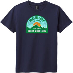 Winter Park Colorado Rocky Mountains Youth T-Shirt New Navy - US Custom Tees