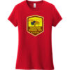 Yellowstone National Park Vintage Women's T-Shirt Classic Red - US Custom Tees