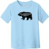 Yellowstone National Park Wyoming Bear Toddler T-Shirt Light Blue - US Custom Tees