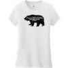 Yellowstone National Park Wyoming Bear Women's T-Shirt White - US Custom Tees