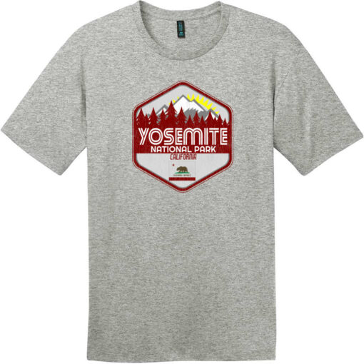 Yosemite National Park T-Shirt Heathered Steel - US Custom Tees