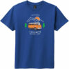 Yosemite Park Road Trip Youth T-Shirt Deep Royal - US Custom Tees