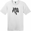 386 Fun Florida T-Shirt Bright White - US Custom Tees
