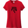386 Fun Florida Women's T-Shirt Classic Red - US Custom Tees