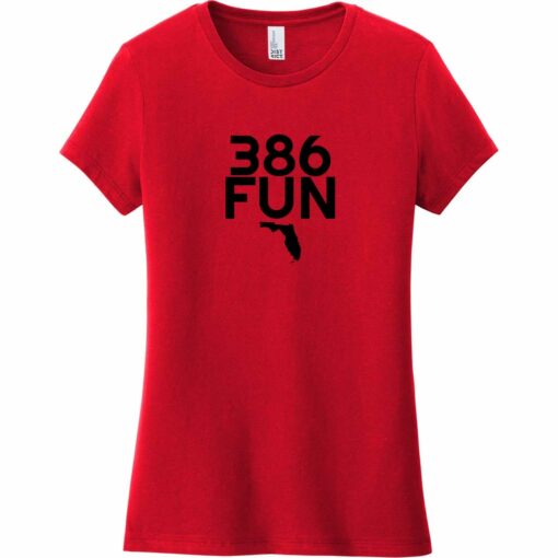386 Fun Florida Women's T-Shirt Classic Red - US Custom Tees