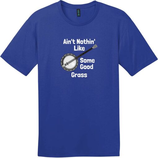 Aint Nothin Like Some Good Grass T-Shirt Deep Royal - US Custom Tees