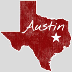 Austin Texas State Design - US Custom Tees