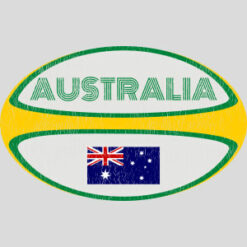 Australia Rugby Ball Design - US Custom Tees