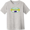 Australia Rugby Ball Toddler T-Shirt Heather Gray - US Custom Tees