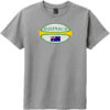 Australia Rugby Ball Youth T-Shirt Gray Frost - US Custom Tees