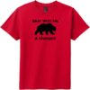 Bear With Me A Moment Youth T-Shirt Classic Red - US Custom Tees