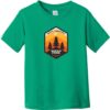 Beech Fork Out Wayne WV Toddler T-Shirt Kelly Green - US Custom Tees