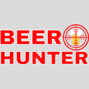 Beer Hunter Funny Beer Design - US Custom Tees
