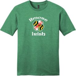 Bmore Irish Baltimore T-Shirt Heathered Kelly Green - US Custom Tees