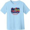 Boulder Colorado Vintage Toddler T-Shirt Light Blue - US Custom Tees