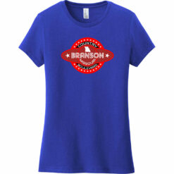 Branson Missouri Country Boulevard Women's T-Shirt Deep Royal - US Custom Tees