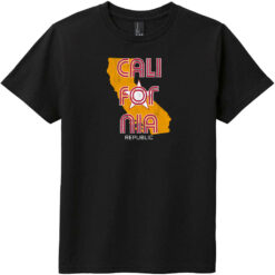 California Republic State Youth T-Shirt Black - US Custom Tees