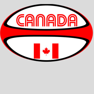 Canada Rugby Ball Design - US Custom Tees