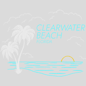 Clearwater Beach Florida Design - US Custom Tees