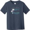 Clearwater Beach Florida Toddler T-Shirt Navy Blue - US Custom Tees