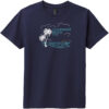 Clearwater Beach Florida Youth T-Shirt New Navy - US Custom Tees