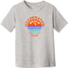 Clearwater Beach Sunset In Ocean Vintage Toddler T-Shirt Heather Gray - US Custom Tees
