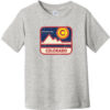 Colorado Rocky Mountain High Toddler T-Shirt Heather Gray - US Custom Tees