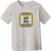 Denver Colorado Flag Retro Toddler T-Shirt Heather Gray - US Custom Tees