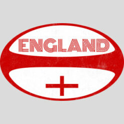 England Rugby Ball Design - US Custom Tees