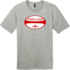 England Rugby Ball T-Shirt Heathered Steel - US Custom Tees