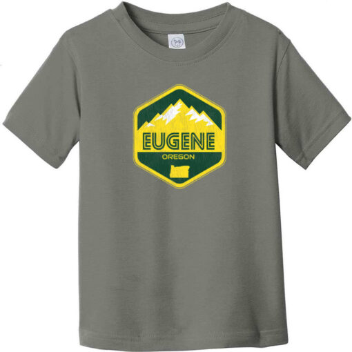 Eugene Oregon Toddler T-Shirt Charcoal - US Custom Tees