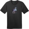 Fabulous Flamingo T-Shirt Jet Black - US Custom Tees