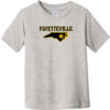 Fayetteville North Carolina Star Toddler T-Shirt Heather Gray - US Custom Tees