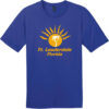 Ft Lauderdale Sunshine Palm Tree T-Shirt Deep Royal - US Custom Tees
