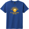 Ft Lauderdale Sunshine Palm Tree Youth T-Shirt Deep Royal - US Custom Tees