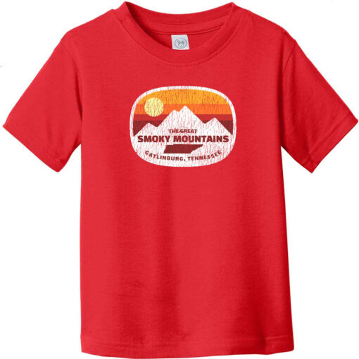 Gatlinburg Smoky Mountains Tennessee Toddler T-Shirt Red - US Custom Tees