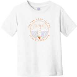 Hilton Head Island Lighthouse Toddler T-Shirt White - US Custom Tees