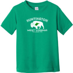 Huntington West Virginia Toddler T-Shirt Kelly Green - US Custom Tees