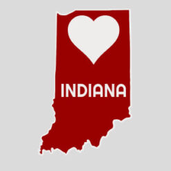 Indiana Heart State Design - US Custom Tees