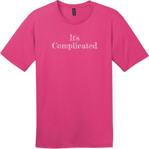 It's Complicated T-Shirt Dark Fuchsia - US Custom Tees