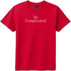 It's Complicated Youth T-Shirt Classic Red - US Custom Tees
