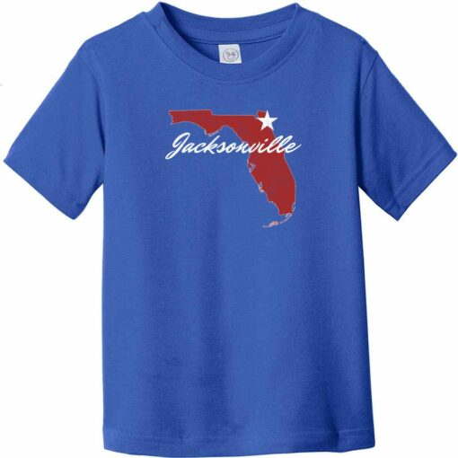 Jacksonville Florida State Toddler T-Shirt Royal Blue - US Custom Tees