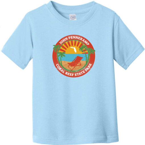 John Pennekamp Coral Reef State Park Toddler T-Shirt Light Blue - US Custom Tees