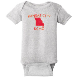 Kansas City KCMO Baby One Piece Heather - US Custom Tees