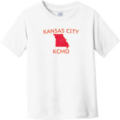 Kansas City KCMO Toddler T-Shirt White - US Custom Tees