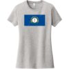 Kentucky State Flag Vintage Women's T-Shirt Light Heather Gray - US Custom Tees