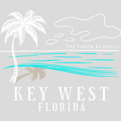 Key West Beach Scene Design - US Custom Tees