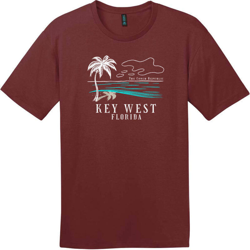 Key West Beach Scene TShirt Florida TShirts