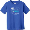 Key West Beach Scene Toddler T-Shirt Royal Blue - US Custom Tees